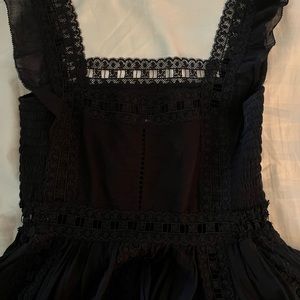 Free People Black Mini Dress size L gently worn